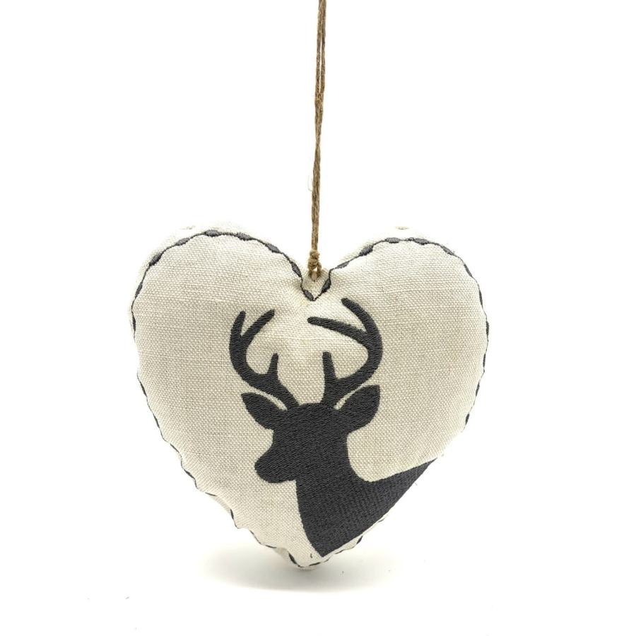 Cuore con cervo