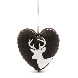 Cuore con cervo